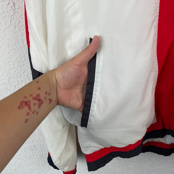 Vintage 80’s Fila Unisex Retro Red and White Color Block Tracksuit Set US40 - Picture 6 of 16